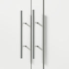 kleankin Bathroom Wall Cabinet with Shelf - White-Colour: White