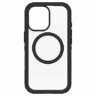 OtterBox Defender Pro XT Clear Compatible with MagSafe Case with Camera Control for iPhone 17 - Dark Side Black-Bumpers around the camera protect against hard hits