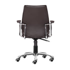 Zuo Enterprise Low Back Office Chair - Espresso-3 year limited warranty