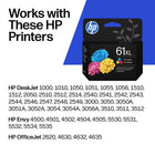 HP 61XL CH564WN Original Ink Cartridge - High Yield - Tri-Colour-Vivid tri‑colour ink for photos and graphics