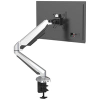 ShoppingAll Adjustable Single Gas Spring Monitor Mount Desk Stand for 15"-32" Monitor - Silver-Hold one 15"-32" monitor, The arm holds up to 17.6lb/8kg monitor with 75mm x75mm or 100mm x 100mm VESA mounting hole