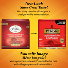 Twinings English Breakfast Black Tea Bags - 100 Pack-Delivers a satisfying cup with a distinctive coppery-red colour and balanced finish