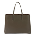 Gry Mattr Essential Vegan Leather Tote - 18.5" × 13.5" × 6"-Smooth vegan leather exterior 