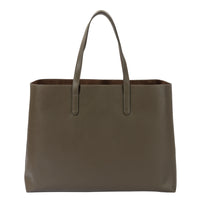 Gry Mattr Essential Vegan Leather Tote - 18.5" × 13.5" × 6"-Smooth vegan leather exterior 