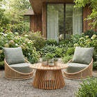 Zuo Zahara Coffee Table - Natural-Maximum Weight Capacity: 110
