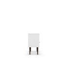 Manhattan Comfort Liberty 1.0 Nightstand, White and Yellow (203AMC63)-Cubby can hold 33 Lbs., Top Base can hold 33 Lbs., and drawer can hold 22 Lbs.
