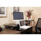 Multiposition Desk Riser, Black-Dual handles
