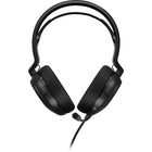 Corsair HS35 V2 Wired Gaming Headset - Carbon Black-Stress-Free Sound: A floating headband design provides cloud-like comfort, aided by cushioned soft fabric ear pads. Listen and play for hours at a time.