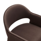 Modway Talia Performance Velvet Dining Armchair - Chocolate Brown-9