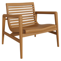 Modway Hayden Outdoor Teak Wood Armchair - Natural-Outdoor Patio Armchair