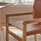 Modway Sonora Leather Dining Chair - Chestnut Tan-Arrives Fully Assembled
