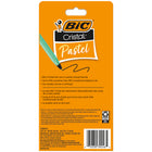 BIC Cristal Xtra Smooth Pastel Ballpoint Stick Pens - 1.0 mm - Black Ink - 8 Pack-Smooth ink: Each BIC Cristal pen is up to 35% smoother than BIC's traditional ballpoint ink