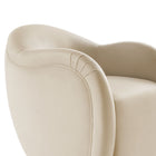 Modway Compose Performance Velvet Swivel Armchair - Alabaster-8