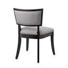 Modway Pristine Upholstered Fabric Dining Chairs - Light Grey - 2 Pack-Weight Capacity: 500 lbs.