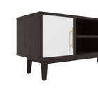 Modway Daxton 43" TV Stand - Cappuccino White-Cable Management Holes