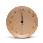 Nexten Pro Wooden Wall Clock - Digit - Dish Shape-Premium German Beech Wood