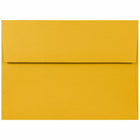 JAM Paper A7 Invitation Envelopes - 5.25 x 7.25 - Sunflower Yellow - 250 Pack-Envelope Features: Straight flap gum closure, high quality Smooth paper finish