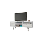 Manhattan Comfort Liberty MDP and MDF 70.86"W TV Stand, White (202AMC6)-Free Standing TV Stand for Living Room and Bedroom use.