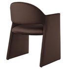Modway Talia Performance Velvet Dining Armchair - Chocolate Brown-Arrives Fully Assembled