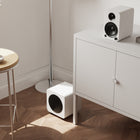 Kanto 200W 6" Sealed Powered Subwoofer - Matte White-Switchable Auto-Standby Mode, 0° and 180° Phase Switch