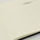 Winnable Guest Book, Black, 7" x 10", 100 pages-Leather-like cover is padded and stitched for a quality feel
