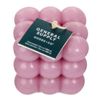 General Supply Goods + Co Bubble Candle - 13.4 oz - Pink-Unscented - perfect for scent-sensitive spaces
