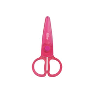 Hilroy Safety School 5" Scissors With Plastic Blade - Blunt Tip - Pink-Maximum safety: Won't cut hair, clothing, or skin, making it ideal for young children who are still developing their fine motor skills