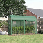 Outsunny 9.8' x 3.3' x 6.6' Outdoor Garden Greenhouse- Galvanized steel frame for a strong structure
 
