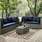 Modway Cerelia Moroccan Trellis Indoor/Outdoor Area Rug - 9 ft W x 12 ft L - Light/Dark Beige-Tight Low Pile Weave
