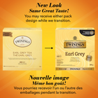 Twinings Earl Grey Black Tea Bags - 100 Pack-Naturally caffeinated tea that can be enjoyed in the morning, during an afternoon break or throughout the day
