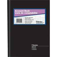 Blueline A82 Account Book, A82-03, 3 Columns-A82-03, 3 Columns
