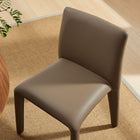 Modway Rhodes Vegan Leather Upholstered Dining Chair - Mushroom Brown-Fully Assembled