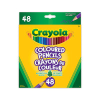 Crayola Coloured Pencils, 48 Count-Features 48 vibrant, creamy Crayola colours