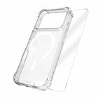 Blu Element Duo Protection Bundle - DropZone Rugged Compatible with MagSafe Case for iPhone 17 Pro - Clear-Protection level  - 400 Drops at 10 Feet