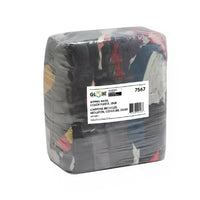 Globe Commercial Coloured Fleece Wiping Rags 25lb Bag-Made from 100% recycled materials