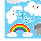 Ashley Productions Die-Cut Magnets - Cute Weather - 14 Per Pack - 6 Pack-Use to make games, solve problems, label and more