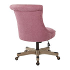 Hannah Tufted Office Chair, Orchid -Adjustable height