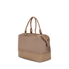 SwissGear Weekender Tote Bag - 15" x 19" - Light Brown-Crafted from Faux Leather & 900D Polyester Fabric