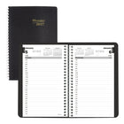 Brownline 2027 Daily Planner with Spiral binding - 8" x 5" - Black-12-Month: January 2027 to December 2027
