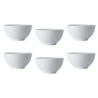 Maxwell & Williams White Basics Rice Bowl - 12.5 cm - 6 Pack-Dishwasher Safe