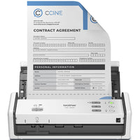 Brother ADS-1350W Wireless Color Compact Scanner-Its space-saving design helps keep your desktop or countertop clean, and its light weight makes it convenient to move anywhere you need