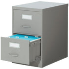 Staples Vertical Letter File Cabinet - 2-Drawer - Grey-Removable drawers for easy reorganization