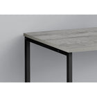 Monarch Specialties 7778 40" Computer Desk - Grey/Black Metal-Modern industrial style in a compact design suitable in any work space with sturdy coated black metal legs