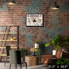 Connor Bedard Blackhawks First Game - Framed Canvas - 31" x 22"-Officially licensed by the NHL and NHLPA
