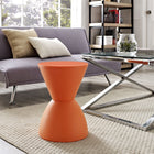 Modway Haste Backless Stool - Orange-Convenient Storage Space