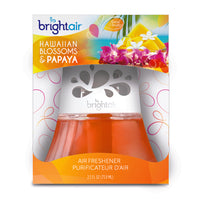 Bright Air Scented Oil Air Freshener, Hawaiian Blossoms & Papaya Scent-Invigorate your senses and enhance your surroundings with nature infused fragrances