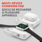 Helix 10,000 mAh Wireless Magnetic Power Bank for Phone, Watch, and Earbuds - White-20W High Speed Charging