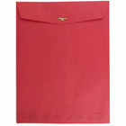 JAM Paper 10" x 13" Recycled Open End Catalog Envelopes with Clasp Closure, Red, 25 Pack (87477a)-Red