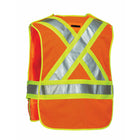 Forcefield Econo 5 Point Vest - Orange - One Size-Radio pocket and 2 lower velcro closure pockets