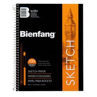 Bienfang Sketch Paper Pad - 50 lb - 8-1/2" x 11" - 100 Sheets-Features 100 sheets of light-weight (50lb), acid-free white paper